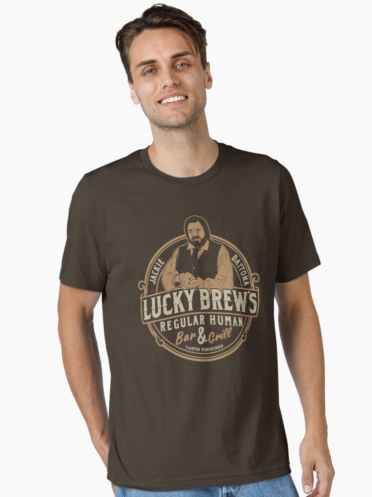 Jackie Daytona Lucky Brews Regular Human Bar and Grill Essential T Shirt T Shirt Trending 2025 Top Rated Design