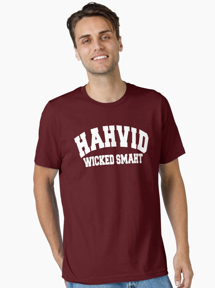 Hahvid - Wicked Smaht Essential T-Shirt T-Shirt | High-Quality Print | Trending Now