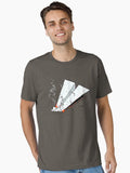 Paper Plane Funny Airplane Aviation Pilot Origami Essential T-shirt | Trendy Graphic Tee | Casual Unisex T-shirt