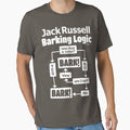 Jack Russell Terrier Barking Logic Essential T-Shirt for Sale by doggination