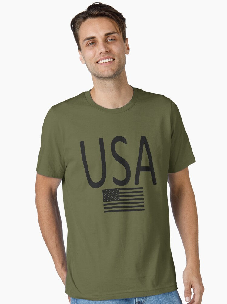 USA Shirt, USA Flag Comfort Colors. Essential T-Shirt