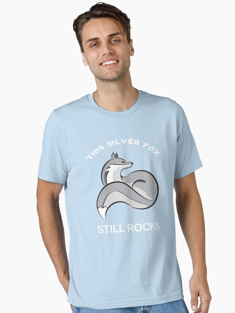 Silver Fox Essential T Shirt T Shirt | Trending 2025 | Great Gift for Dad