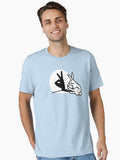 Funny Rabbit hand shadow puppets humor pop art Essential T Shirt T Shirt Aesthetic Fit Top Rated Design