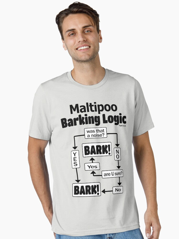Maltipoo Barking Logic Essential T Shirt T Shirt | Trending 2025 | High CTR Pick