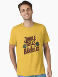 Jingle Bells and Barbells - Funny Christmas Fitness Design Essential T-Shirt