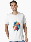 Beautiful colorful bald head Essential T-Shirt