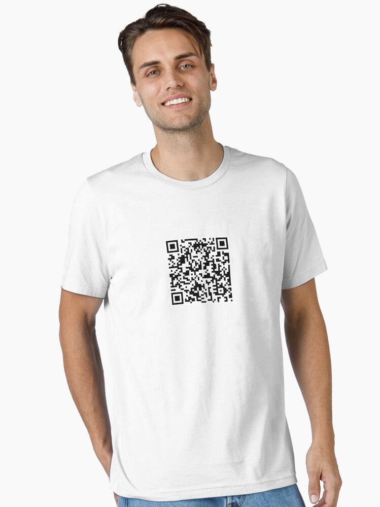 Rick Roll QR Essential T Shirt T Shirt Viral US Style Daily Comfort Wear