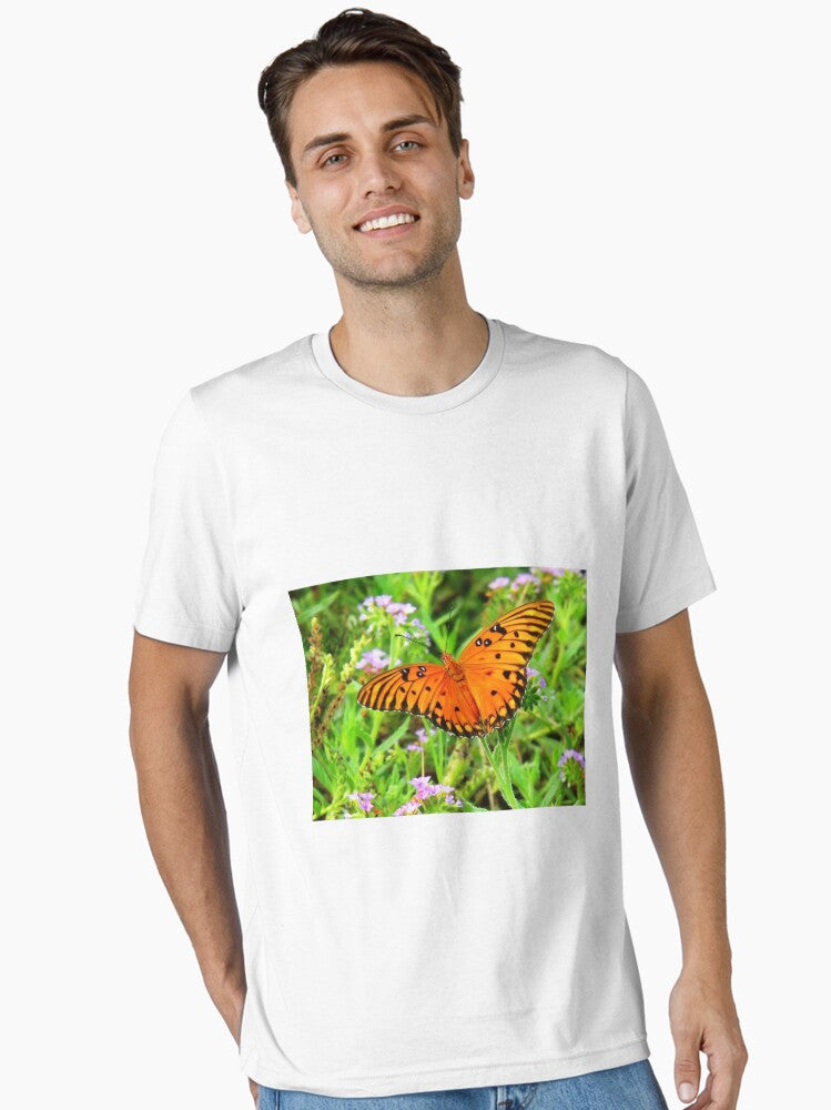 Orange Butterfly Windows From Heaven Essential T-Shirt