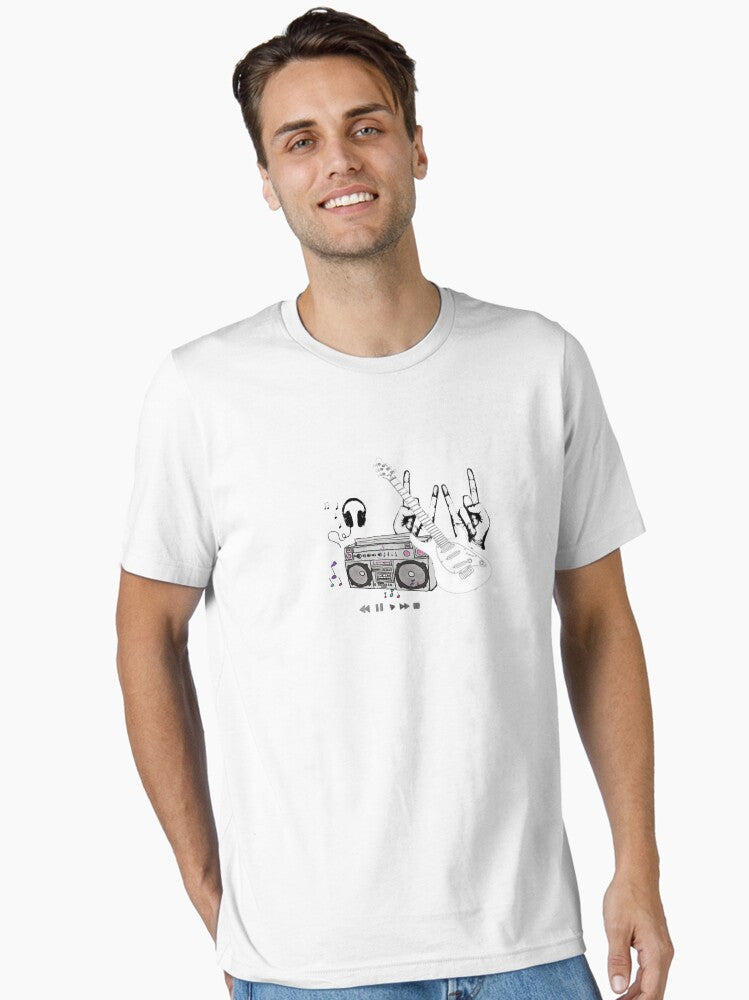 Boombox Kid Essential T-shirt | Trendy Graphic Tee | Casual Unisex T-shirt