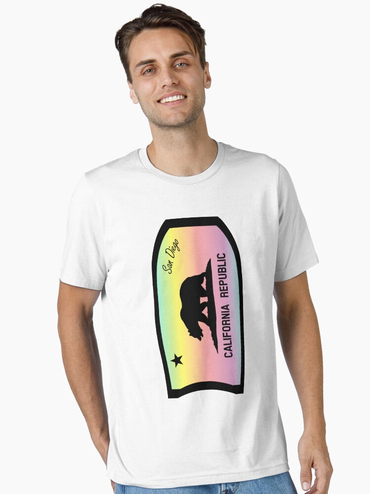 Bodyboarding San Diego California USA Essential T-Shirt | Graphic T-Shirt for Unisex