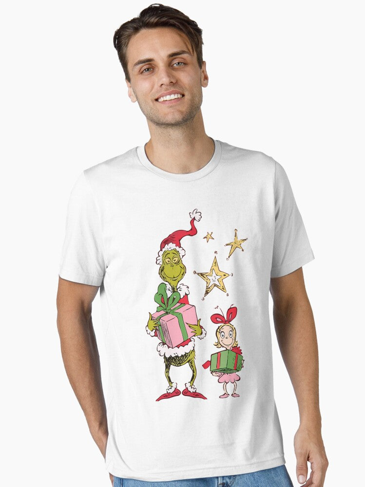 Retro Green Christmas Mischief Cartoon Essential T-Shirt