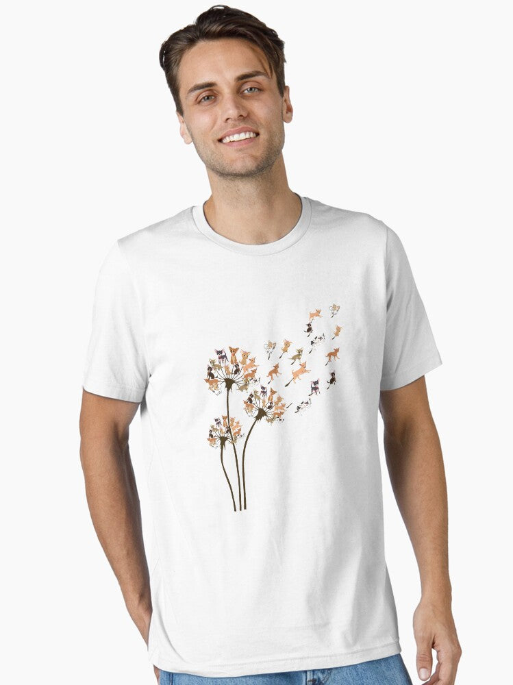 Chihuahua Flower Fly Dandelion Chihuahua Funny Dog Lover Essential T Shirt T Shirt | Best Seller Look | High CTR Pick
