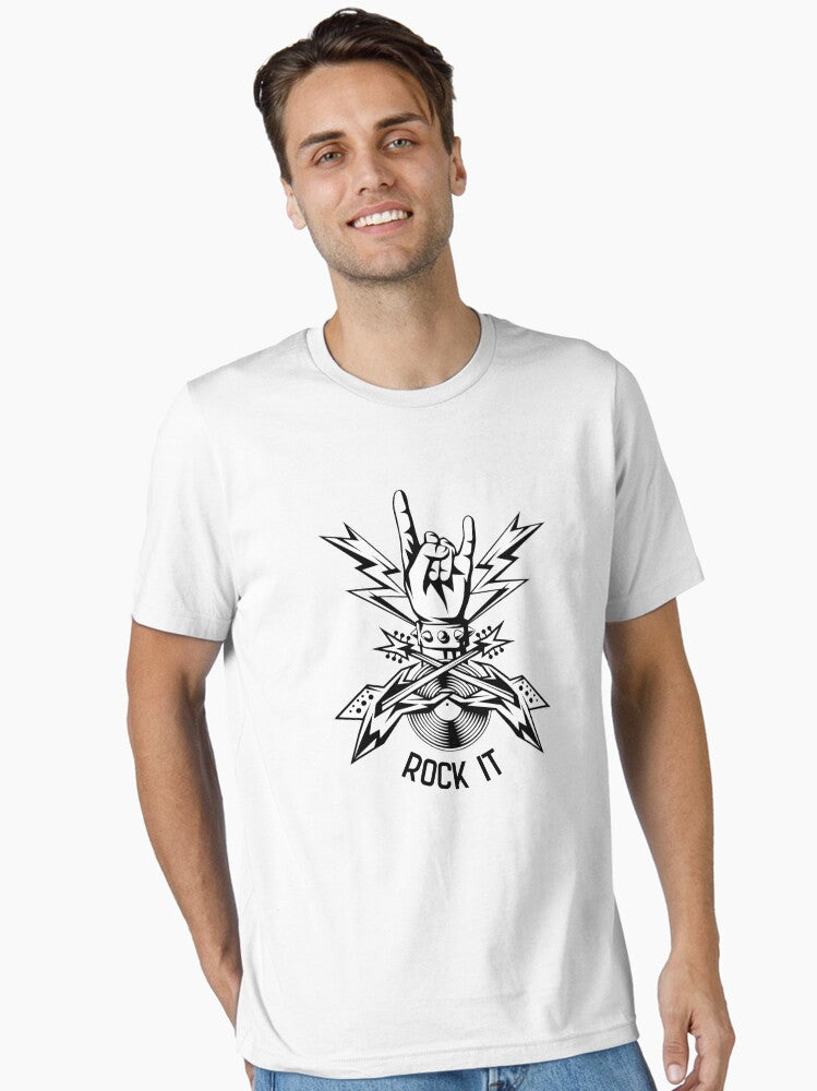 Music Rock It Essential T-shirt | Trendy Graphic Tee | Casual Unisex T-shirt