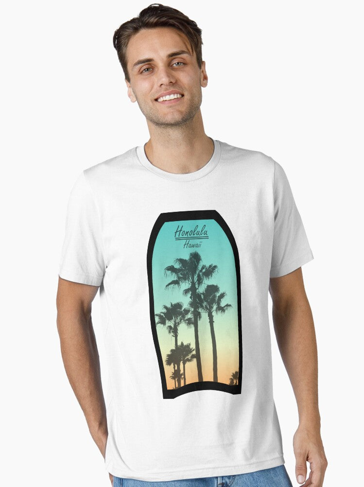 Bodyboarding Honolulu Hawaii USA Essential T-Shirt | Graphic T-Shirt for Unisex