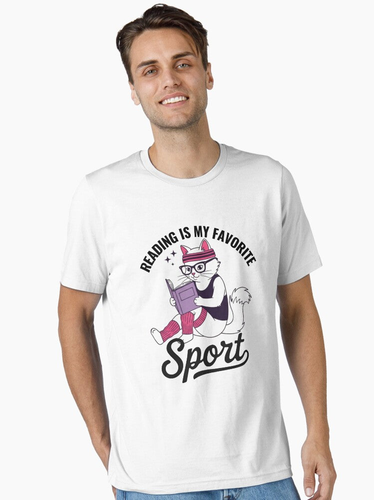 Reading is My Favorite Sport Shirt Retro Book Lover Graphic Tee And Cozy Reader for Women Librarian Literary Essential T-Shirt