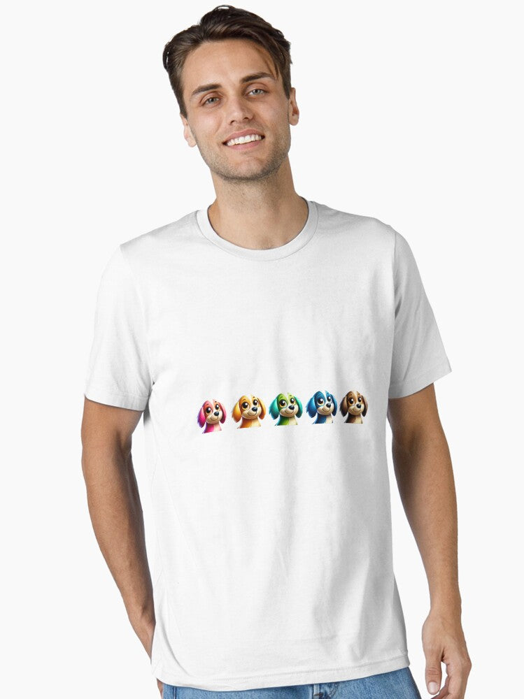 Rainbow Comfort Retriever Puppy Essential T-Shirt