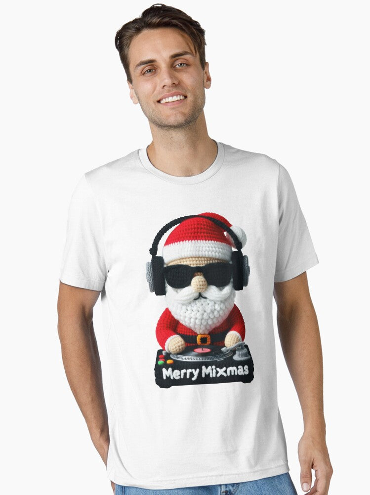 Merry Mixmas - DJ Santa - Funny Christmas Music Essential T-Shirt