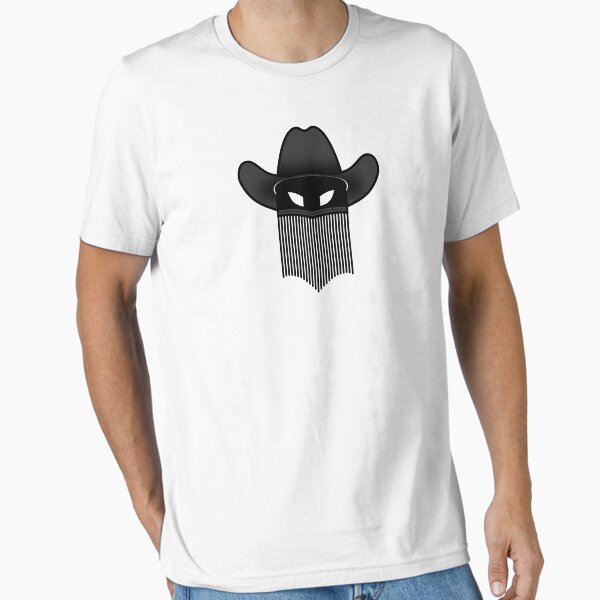 Outlaw Cowboy Minimal Logo Essential T-Shirt for Sale by FifthTees