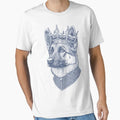 King German Shepard Vintage Royal Crowned Dog GSD  Essential T-Shirt for Sale by CutenessKlub