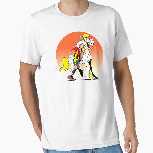 Happy Lucky Cowboy Essential T-Shirt for Sale by janineworkz