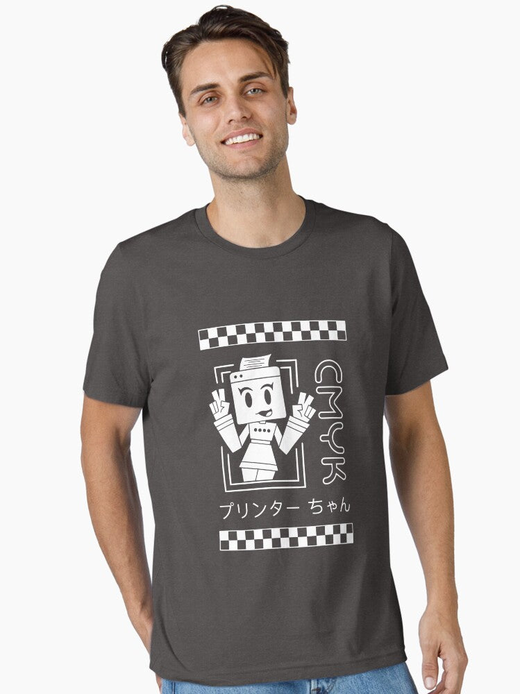 Printer-chan Essential T-shirt | Premium Wall Art | High Quality Poster