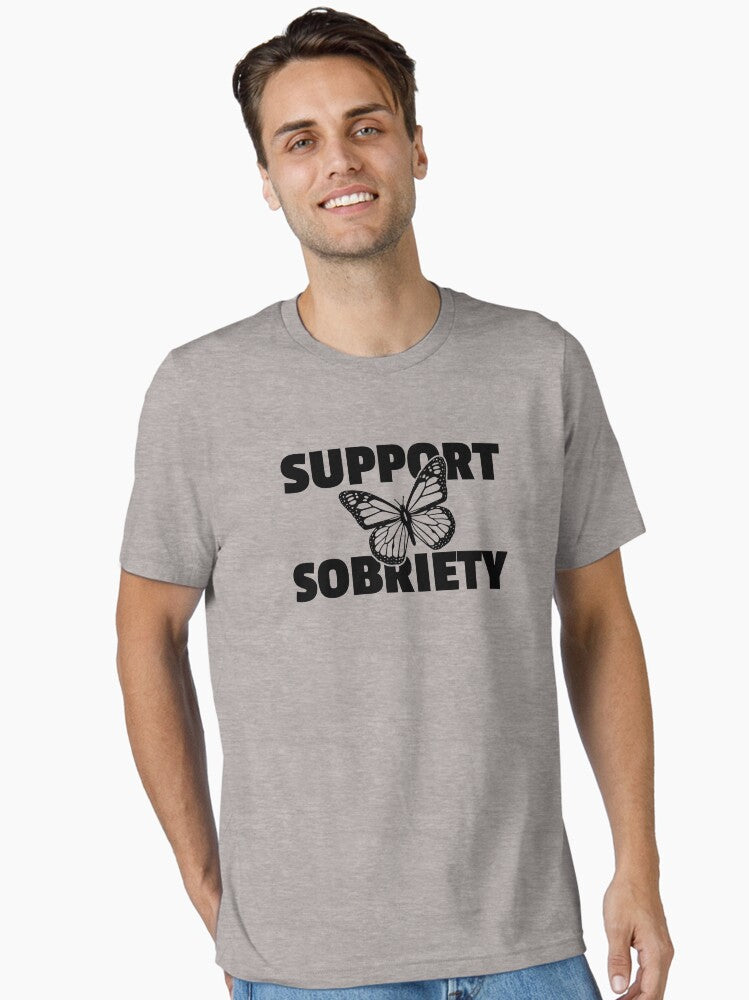 Support Sobriety Butterfly