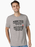 Addiction VS Recovery AA NA Heartbeat for a Clean Sober Life