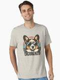 Incorgnito Incognito Corgi Retro Essential T Shirt T Shirt | Best Seller Look | Great Gift for Dad