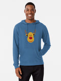 Rudolph Reindeer Lightweight Hoodie | Premium Unisex T-Shirt, Trending Graphic Tee