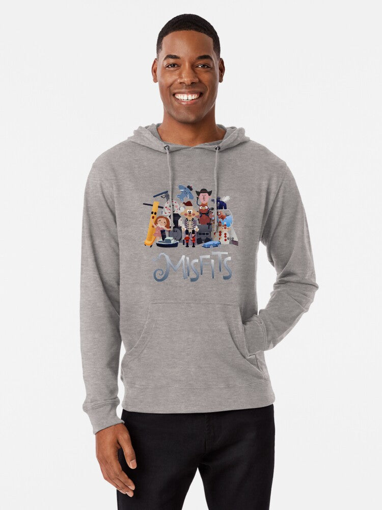 Vintage Cartoon Comedy Christmas Movie Funny Lightweight Hoodie | Premium Unisex T-Shirt, Trending Graphic Tee