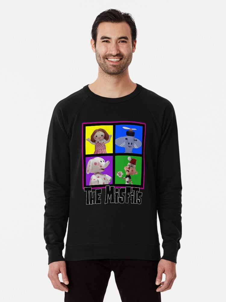 Movie Vintage Comedy Cartoon Christmas Funny Lightweight Sweatshirt | Premium Unisex T-Shirt, Trending Graphic Tee