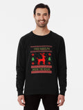 Vegan Christmas Sweater, Free Rudolph Lightweight Sweatshirt | Premium Unisex T-Shirt, Trending Graphic Tee