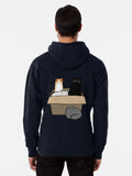 Cats in a Box Pullover Hoodie retro vibes, daily wear favorite