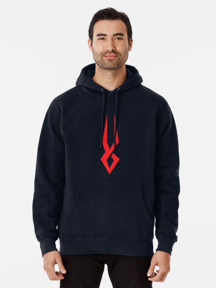 Hades Game Symbol Pullover Hoodie | Cozy Graphic Hoodie | Unisex Pullover