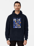 Library Box Who Pullover Hoodie | Cozy Graphic Hoodie | Unisex Pullover
