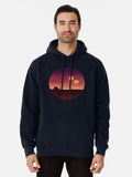 The Binary Sunset Pullover Hoodie cozy fleece, daily wear favorite