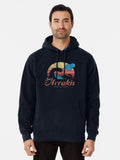 Visit Arrakis - Vintage Distressed Surf - Dune - Sci Fi Pullover Hoodie cozy fleece, cold weather essential