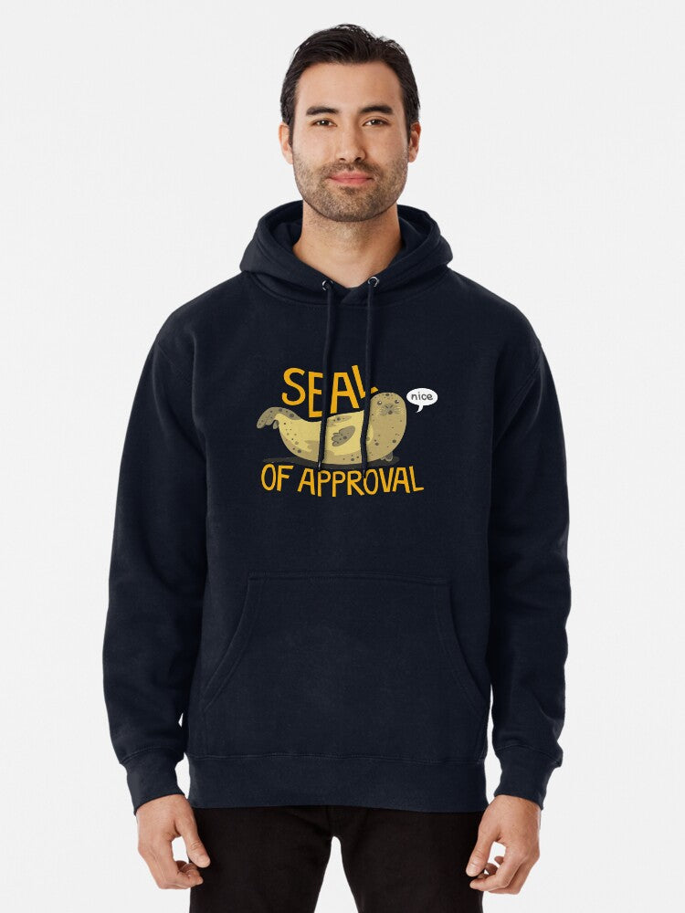 Seal of Approval Pullover Hoodie anime fan merch, TikTok trending look