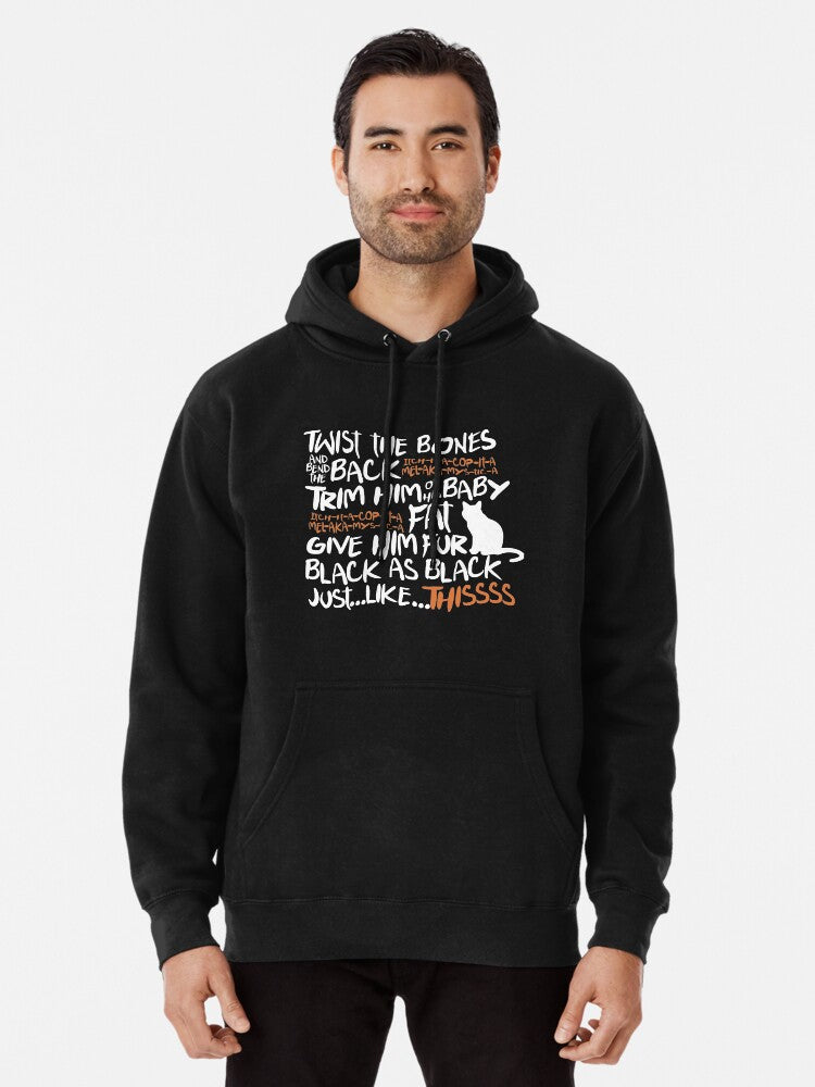 Binx Spell Pullover Hoodie funny graphic, daily wear favorite