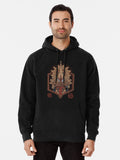 Crisanta of The Wrapped Agony Pullover Hoodie funny graphic, unisex fit