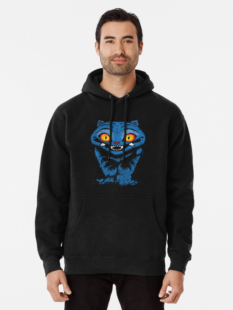 kpop demons hunter blue tiger Pullover Hoodie funny graphic, great gift idea