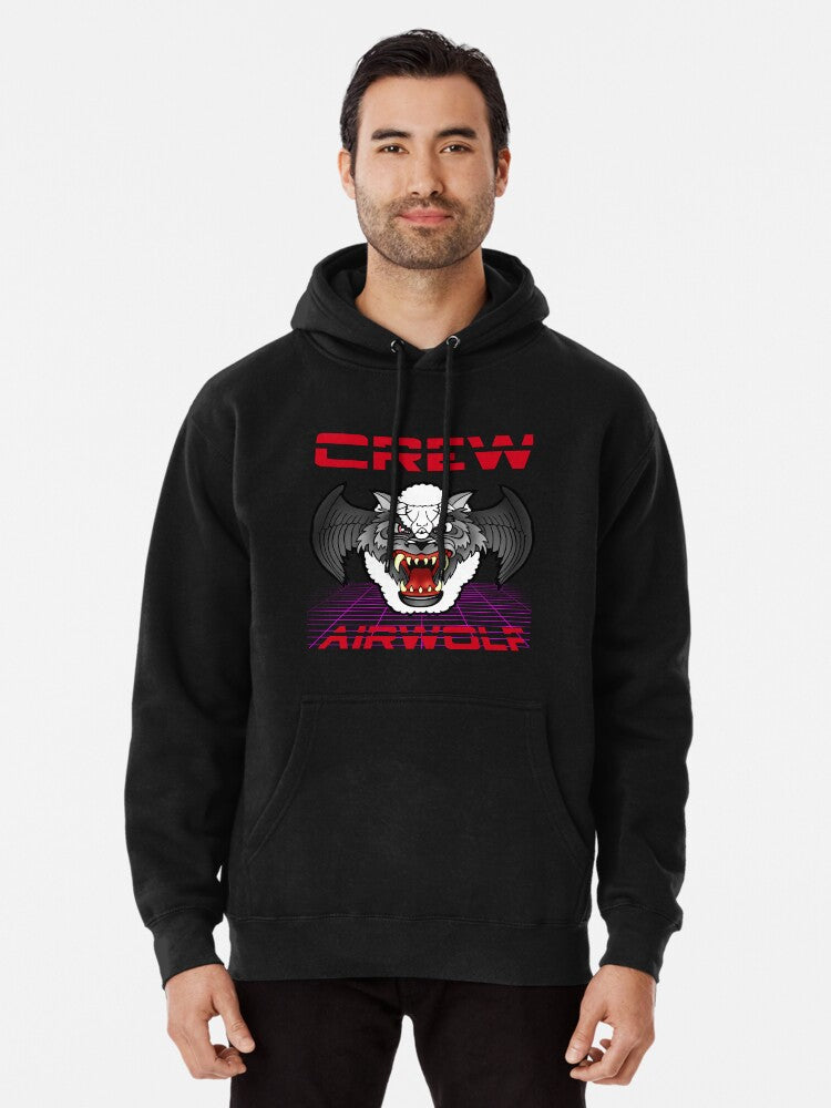Airwolf Pullover Hoodie casual everyday wear, great gift idea
