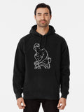David By Bernini Black Version Pullover Hoodie | Cozy Graphic Hoodie | Unisex Pullover