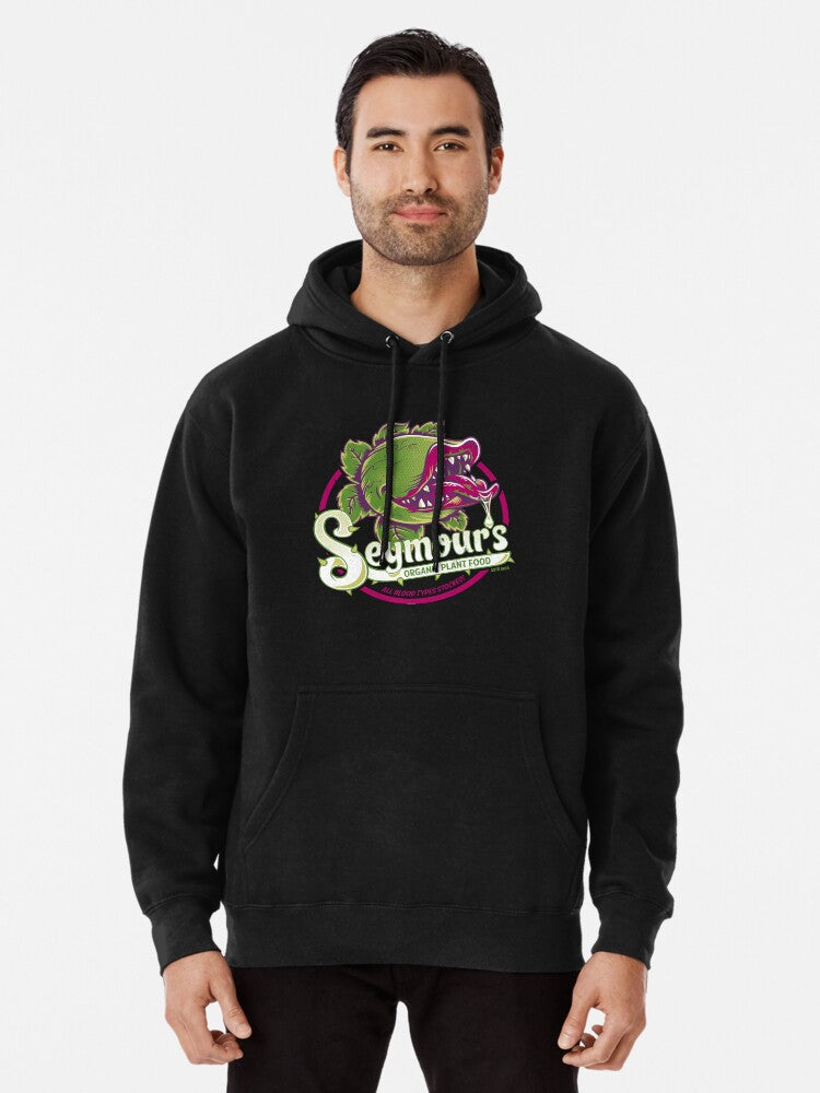 Seymour's Organic Plant Food - Musical Theatre - Vintage - Cult Movie Pullover Hoodie | Cozy Graphic Hoodie | Unisex Pullover