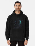Starry Jellyfish - Colored Pullover Hoodie | Cozy Graphic Hoodie | Unisex Pullover