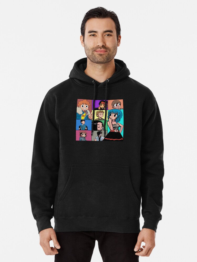 Scott Pilgrim's Universe vs. the Universe Pullover Hoodie graphic streetwear, cold weather essential