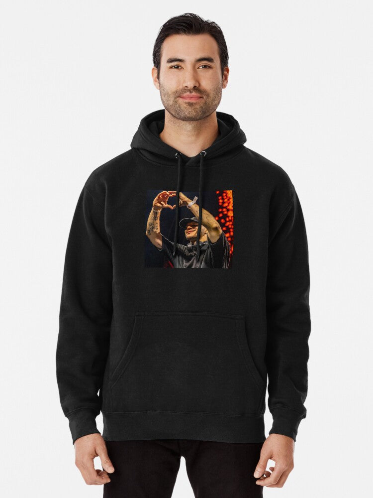 Nico Moreno Hard Techno Rave Essentials Pullover Hoodie aesthetic design, cold weather essential