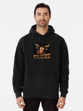 Malcolm Moose ' BY SHiRLeY MacARTHuR Pullover Hoodie cozy fleece, great gift idea
