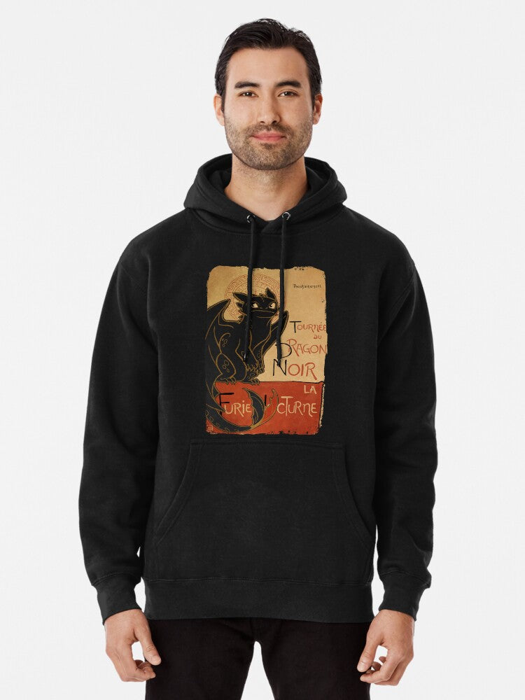 La Furie Nocturne Pullover Hoodie vintage style, gift for fans
