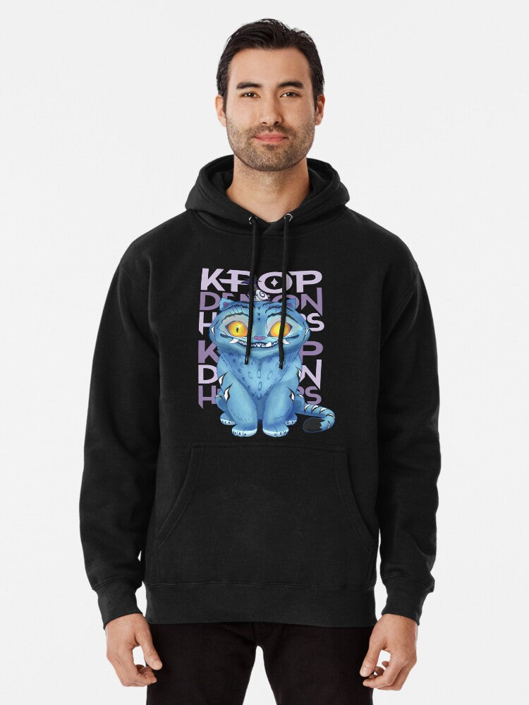 KPop Demon Hunters - Derpy Tiger and Sussy Birb Pullover Hoodie casual everyday wear, daily wear favorite